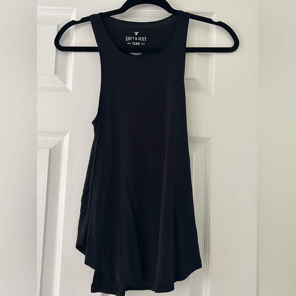 America  Eagle Outfitters soft & sexy black tank size XS